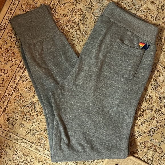 AVIATOR NATION Size XXLarge 2X Tall 36" Inseam Shin/Kneepad Sweatpants$198 RARE - Picture 5 of 17